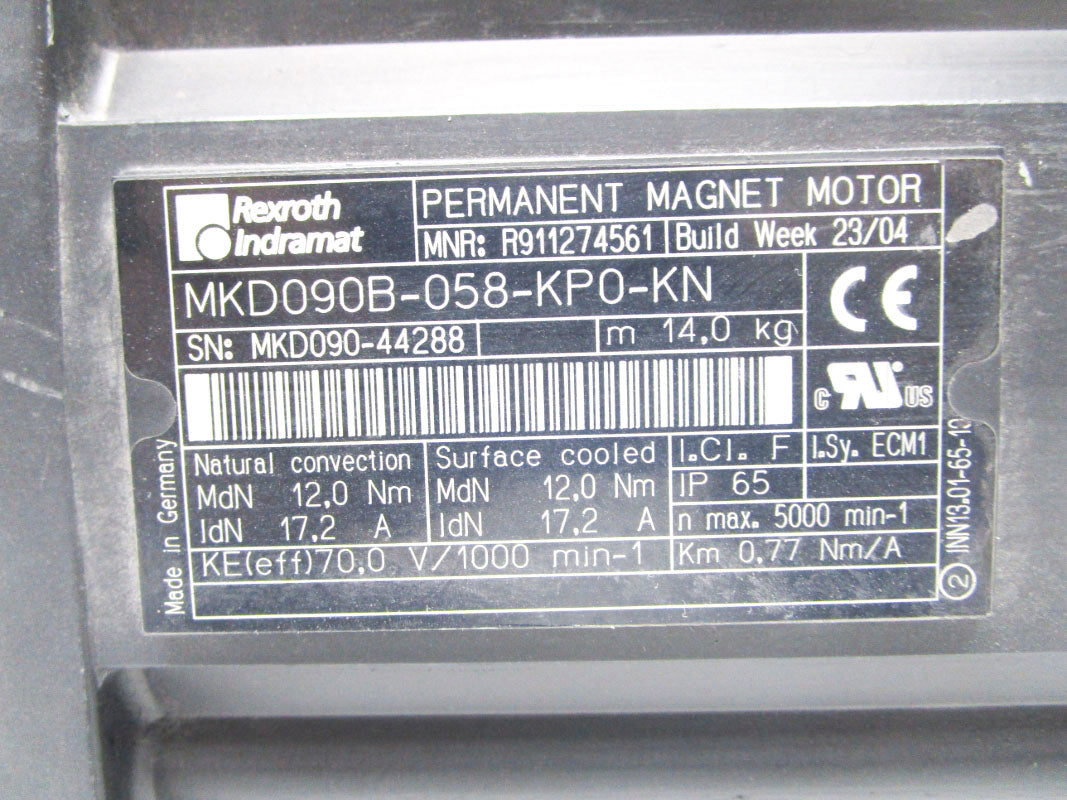 REXROTH-INDRAMAT MKD090B-058-KP0-KN R911274561 NSNP