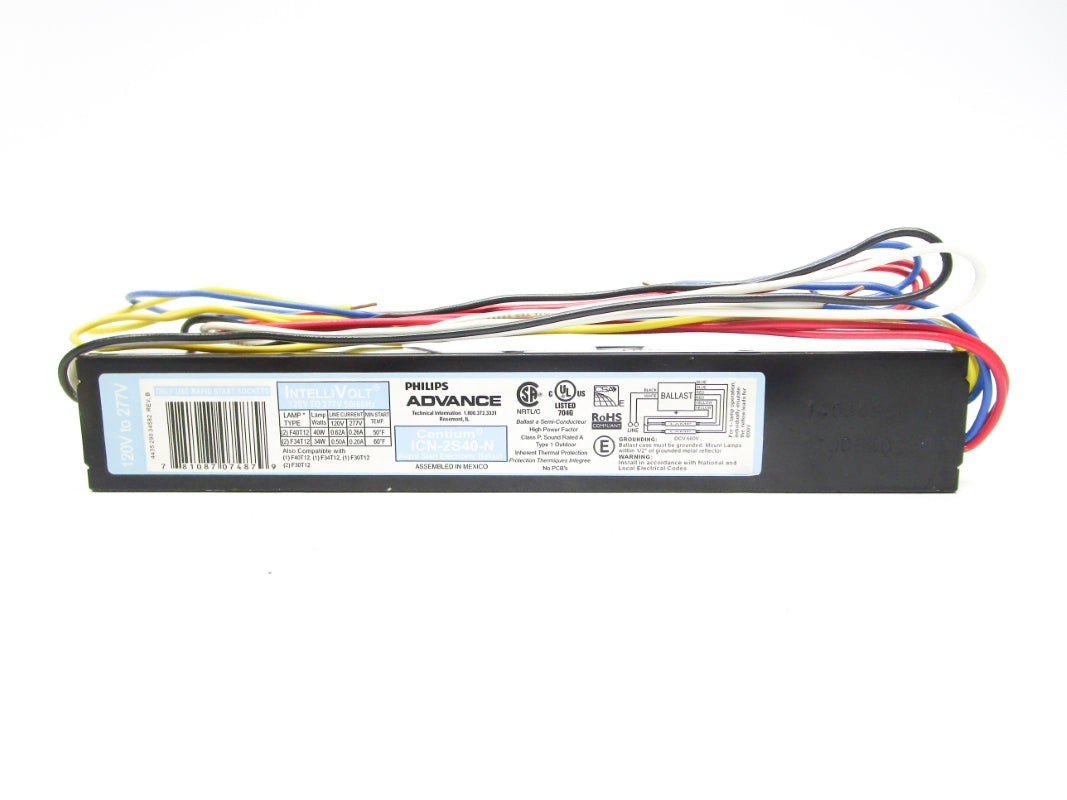 PHILIPS ADVANCE ICN-2S40-N 277V 0.26A NSNP