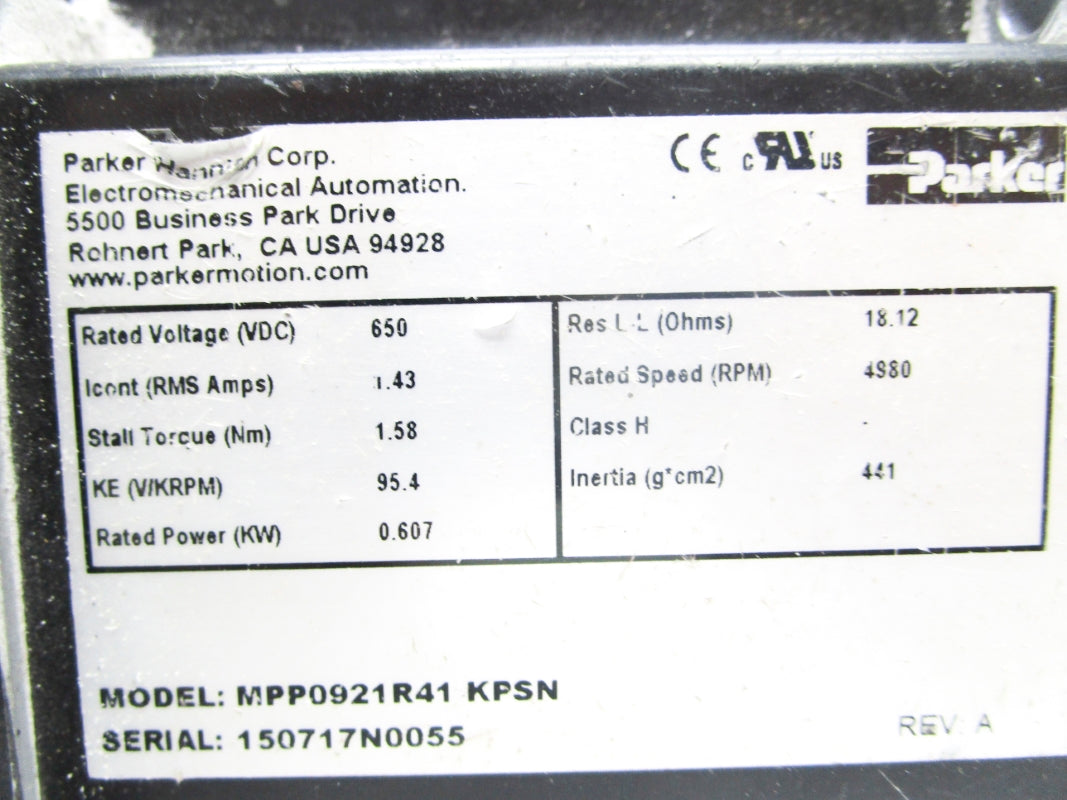 PARKER MPP0921R41KPSN UNMP
