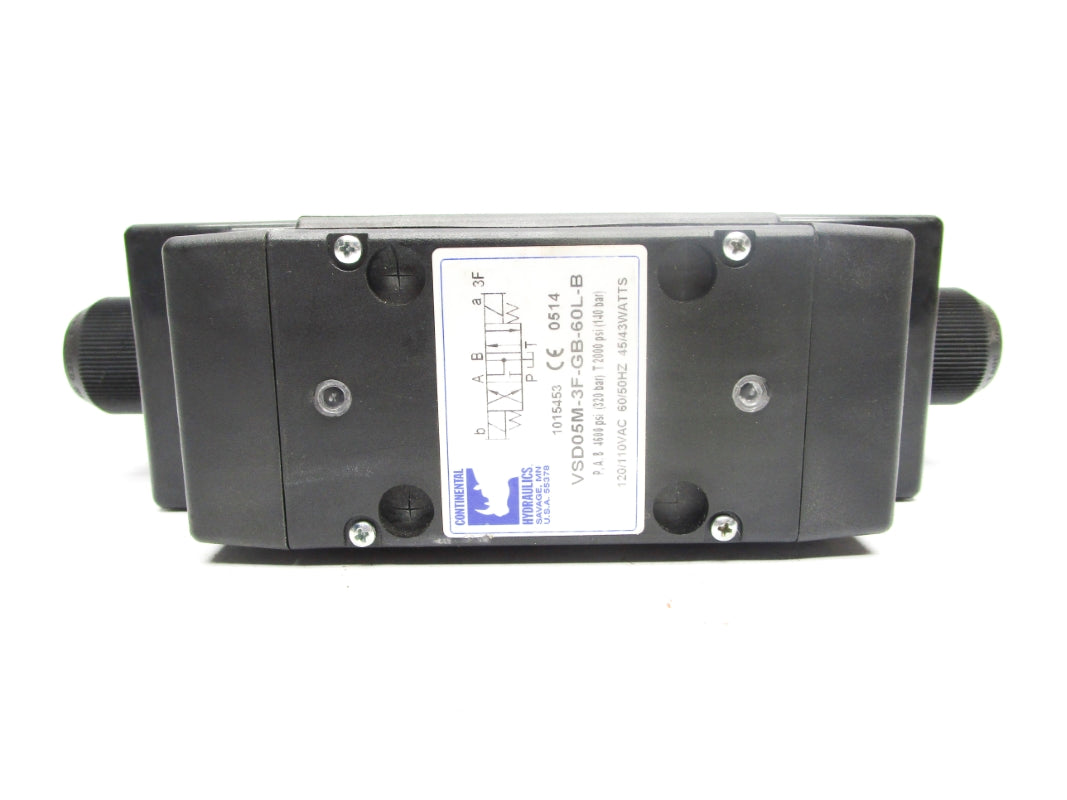 CONTINENTAL HYDRAULICS VSD05M-3F-GB-60L-B 120/110VAC 4600PSI NSNP