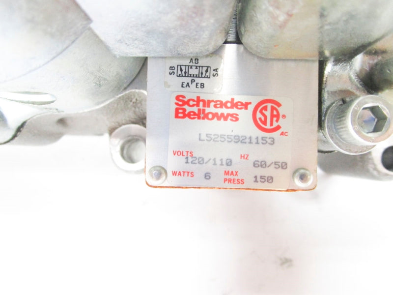 SCHRADER BELLOWS L5255921153 120V 150PSI NSNP