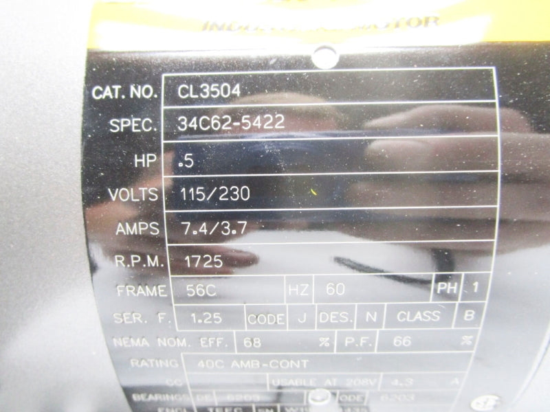 BALDOR CL3504 230V 3.7A NSNP