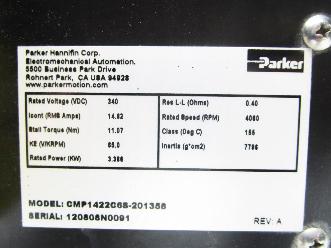 PARKER CMP1422C6S-201358 14.62A 340V NSNP