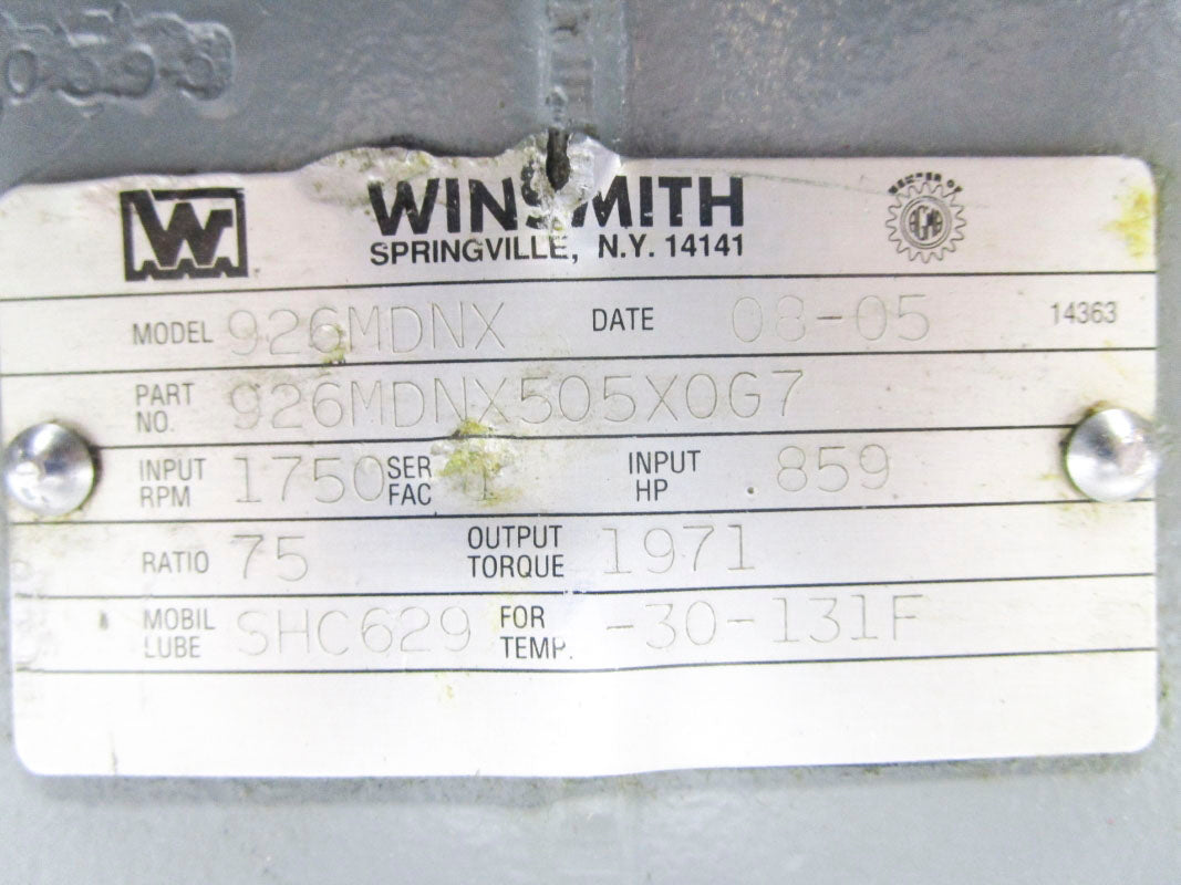 WINSMITH 926MDNX505X0G7 926MDNX UNMP