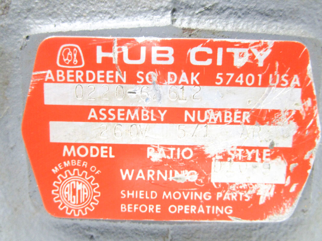 HUB CITY 0220-62-612 UNMP