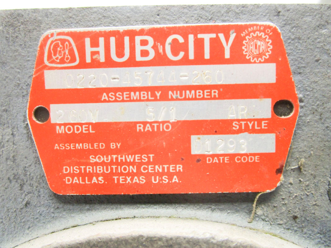 HUB CITY 0220-45744-260 UNMP