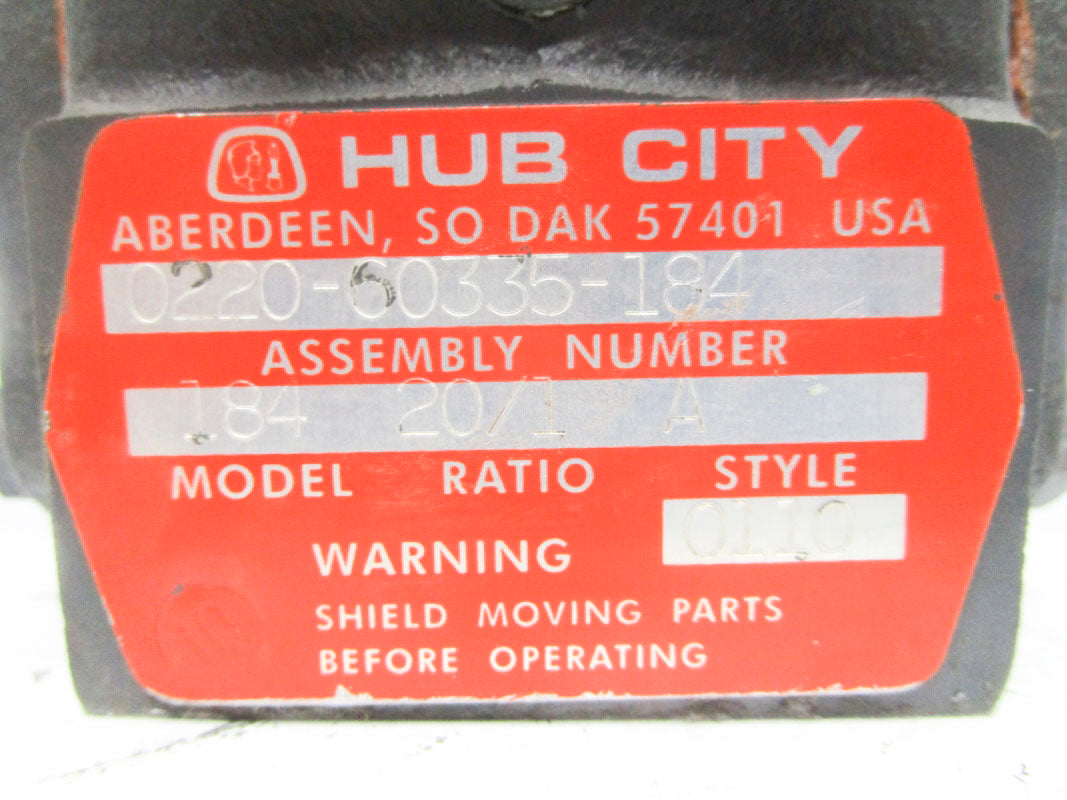 HUB CITY 0220-60335-184 (AS PICTURED) NSNP