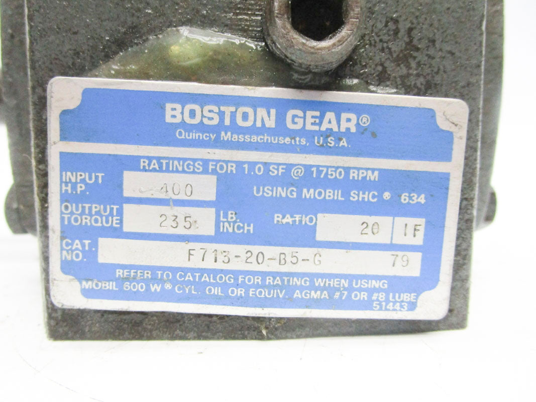 BOSTON GEAR F713-20-B5-G UNMP