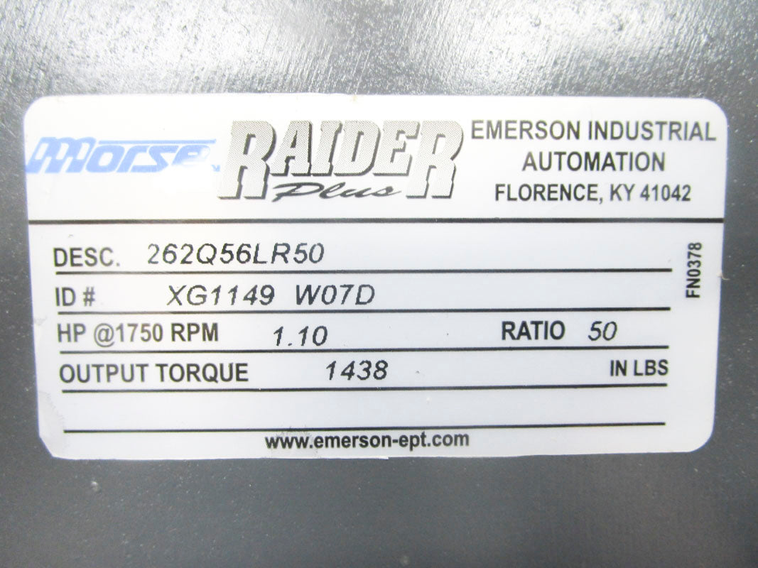 MORSE 262Q56LR50 XG1149W07D NSNP