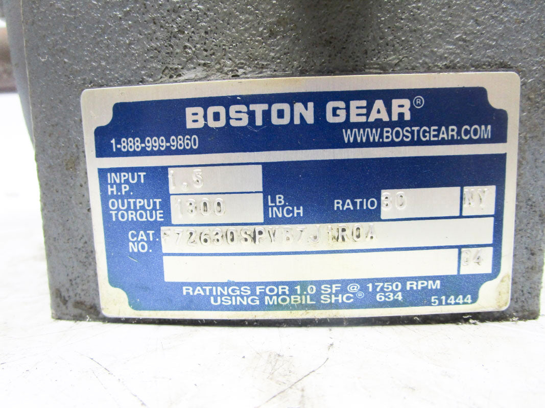 BOSTON GEAR F72630SPVB7J1R0A NSNP