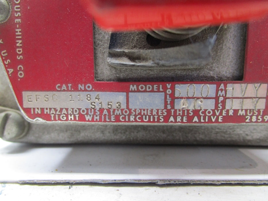 CROUSE HINDS EFSC1184S153 UNMP