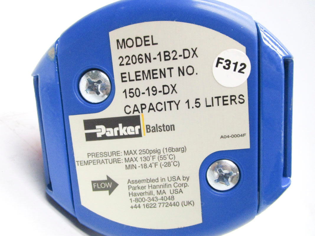 PARKER BALSTON 2206N-1B2-DX 250PSI NSNP