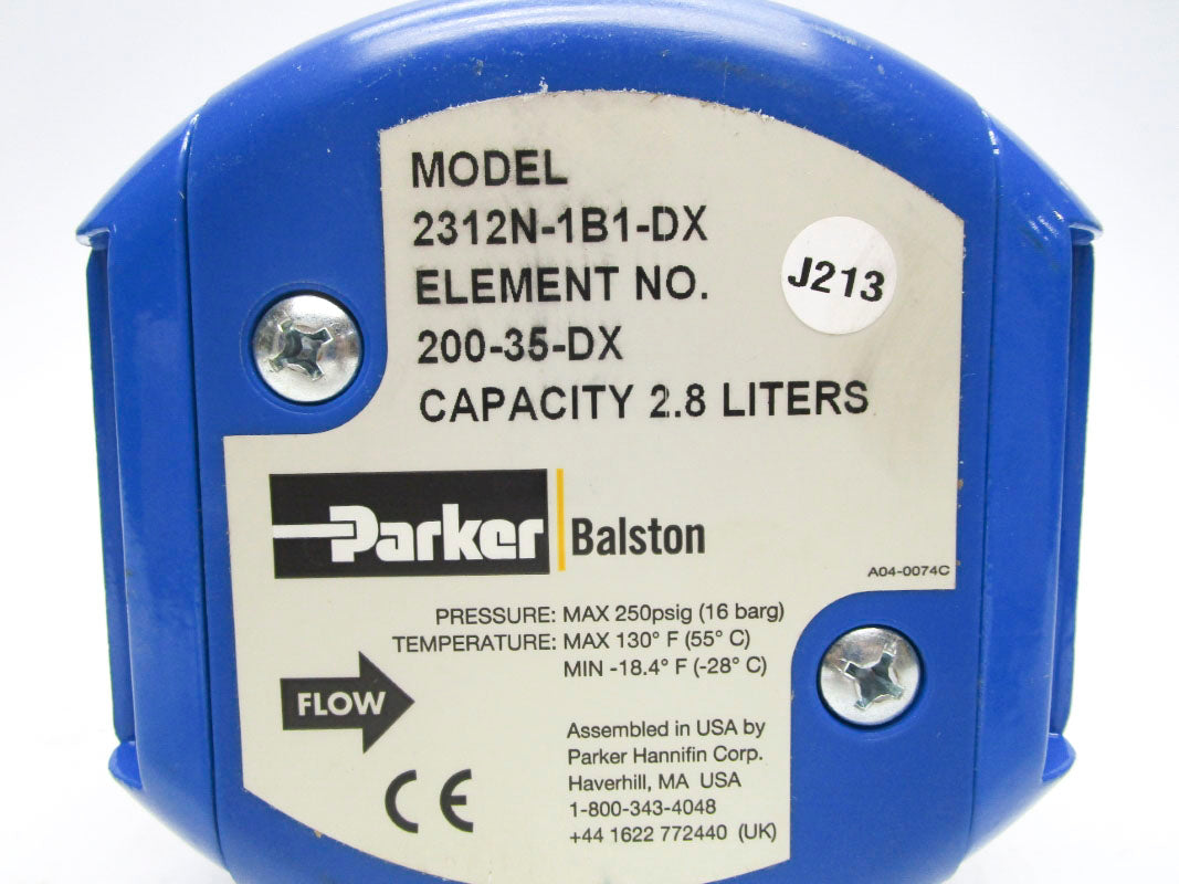 PARKER 2312N-1B1-DX 250PSI NSNP