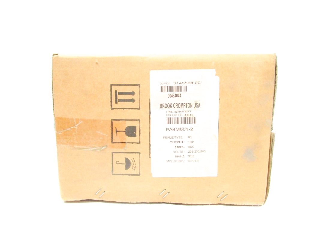 BROOK CROMPTON PA4M001-2 460V NSFS