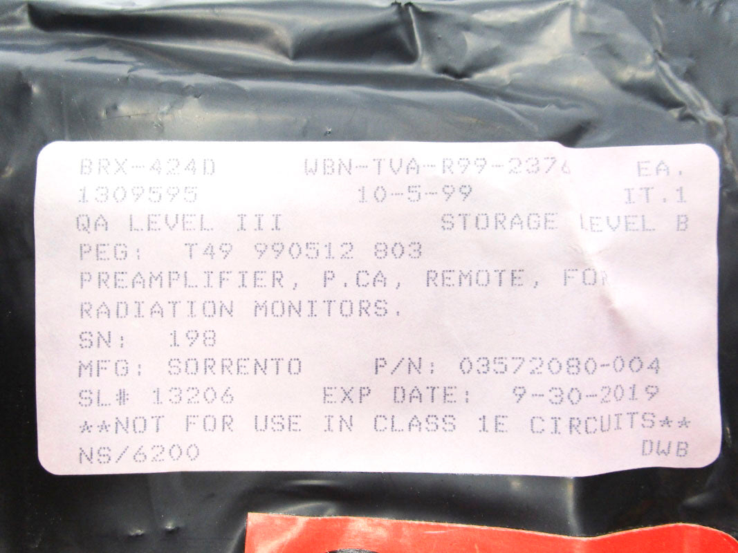 SORRENTO ELECTRONICS 03572080-004 NSMP