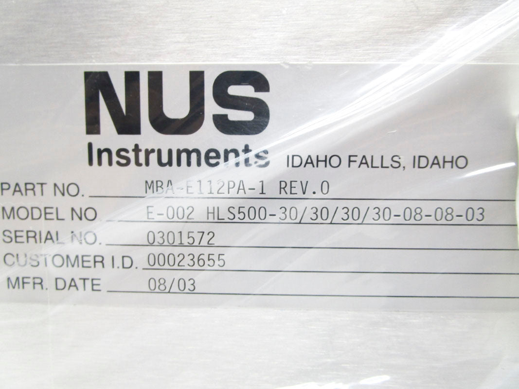 NUS INSTRUMENTS MBA-E112PA-1 NSMP
