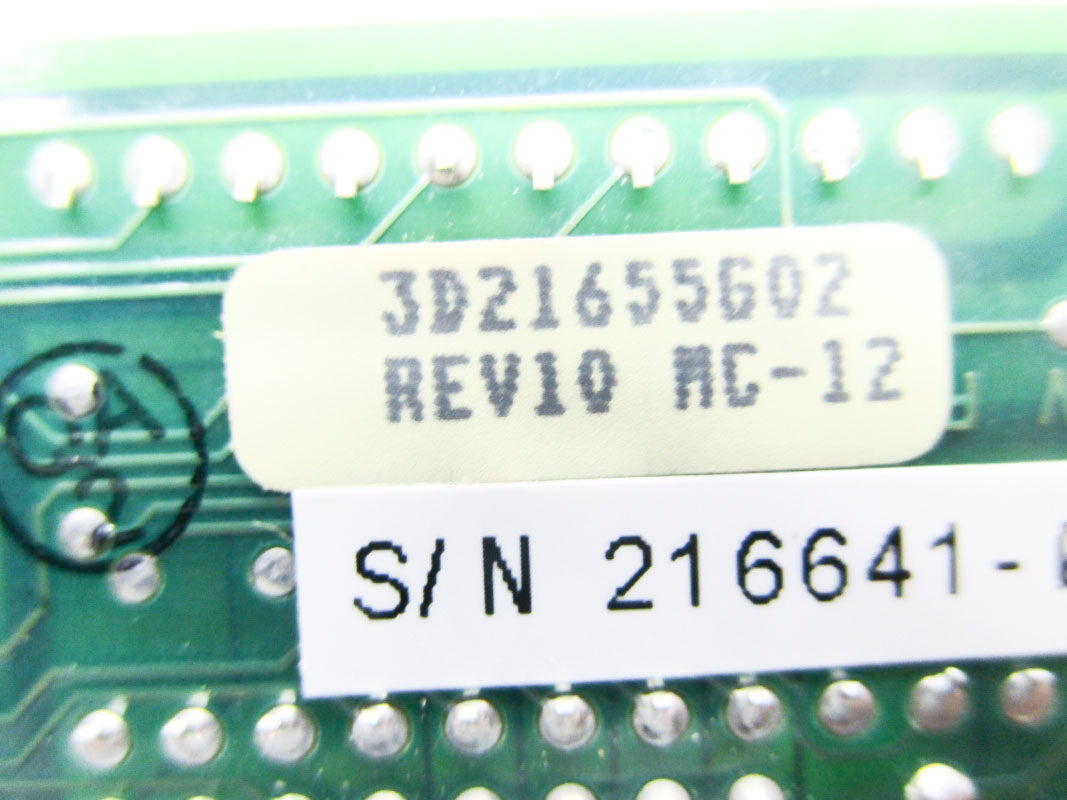 WESTINGHOUSE 3D21655G02 REV. 10 UNMP