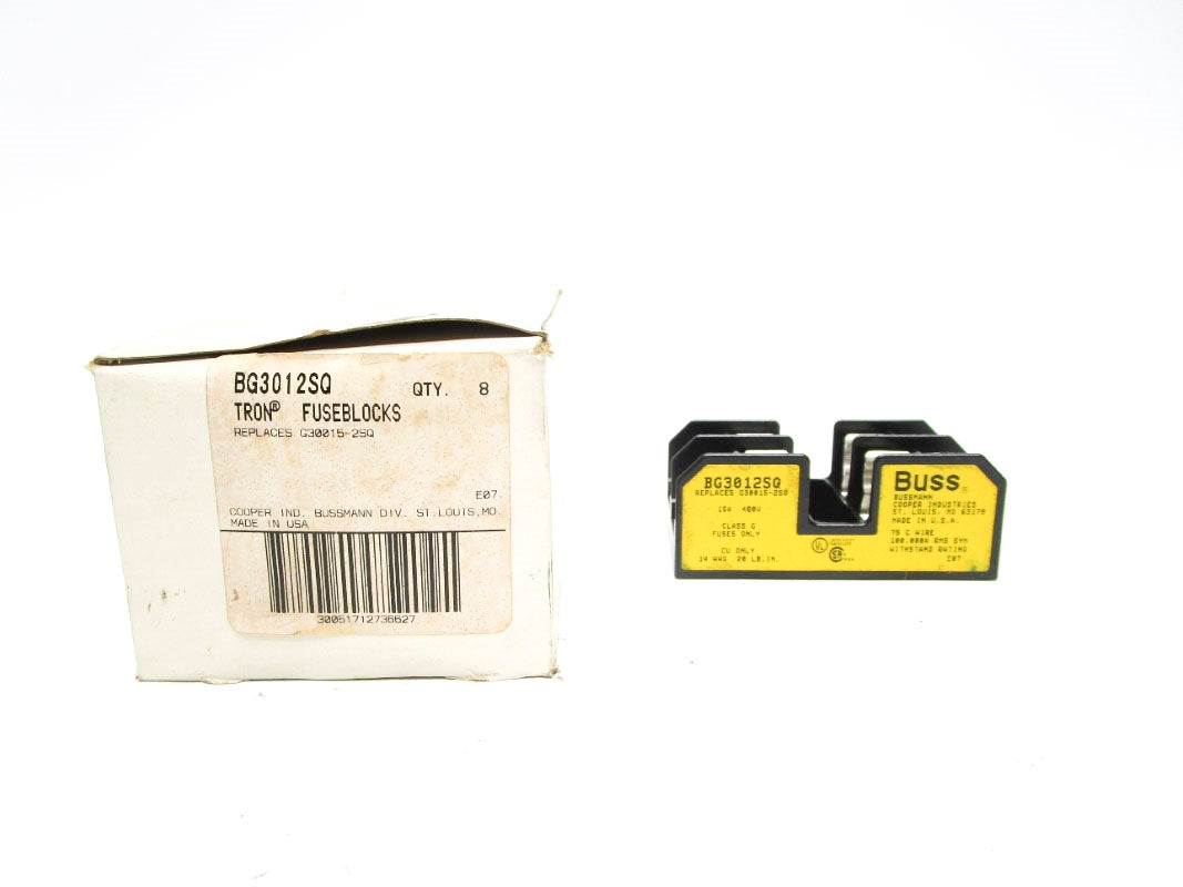 BUSSMANN BG3012SQ 480V 15A (PKG OF 8) NSMP