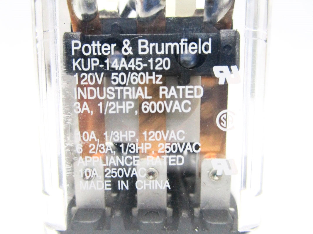 POTTER & BRUMFIELD KUP-14A45-120 120V 3A NSNP