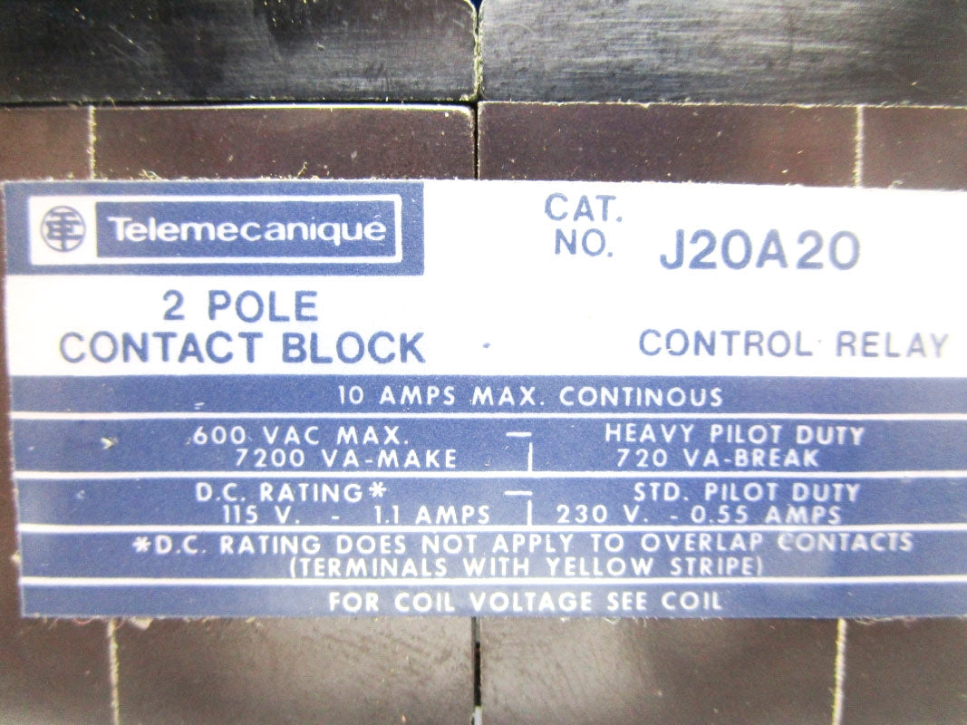 TELEMECANIQUE J20A20 115V 1.1A NSNP