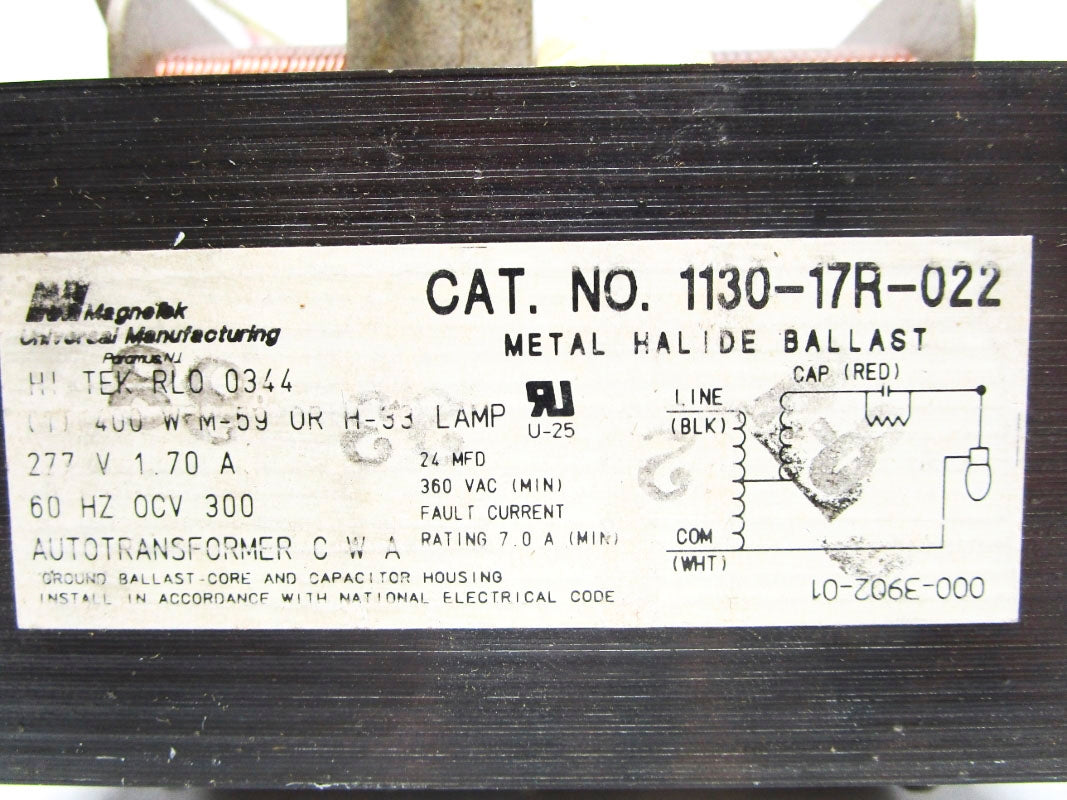 MAGNETEK 1130-17R-022 277V 1.70A NSNP
