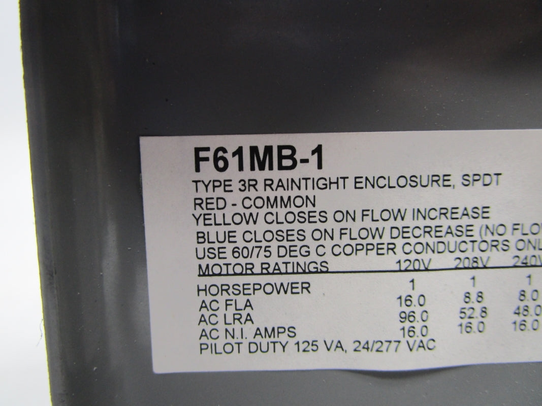 JOHNSON CONTROLS F61MB-1 UNMP