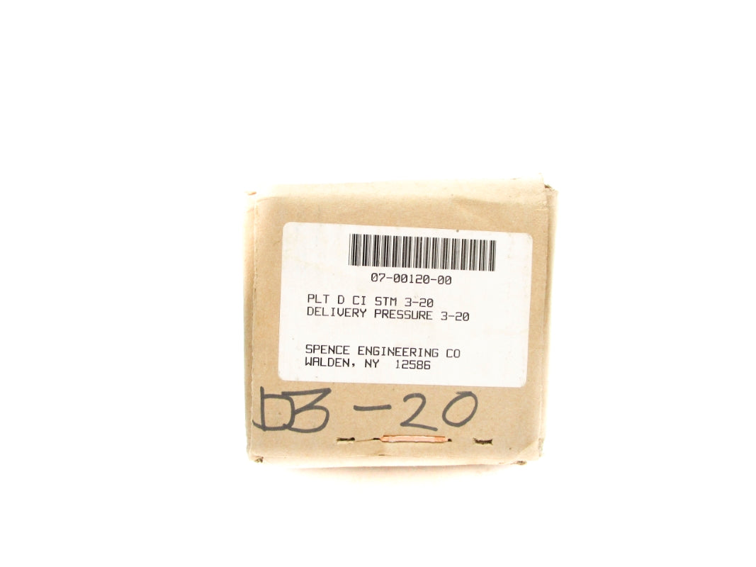 SPENCE ENGINEERING 07-00120-00 NSFS