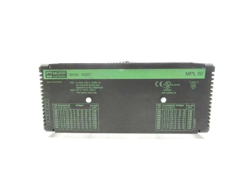 MURR ELEKTRONIK 85957 24V 50A NSMP