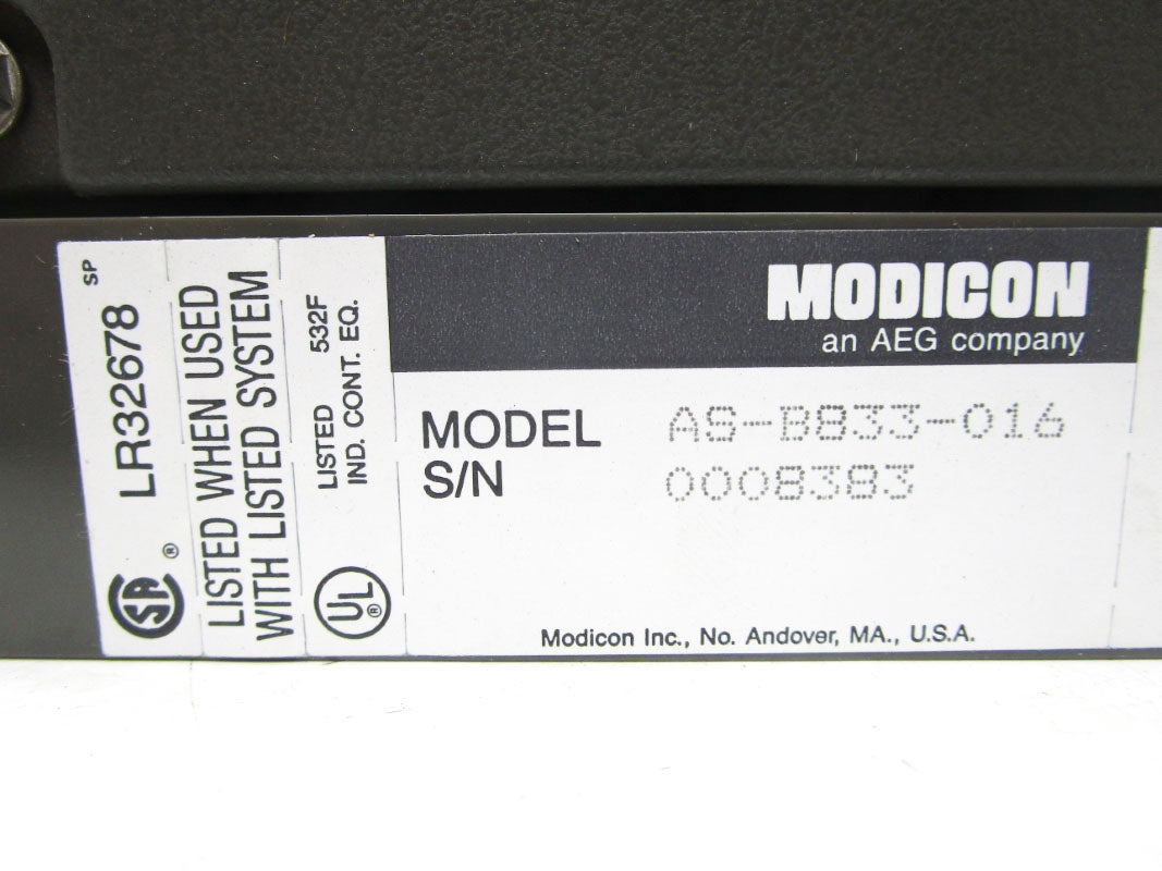 MODICON AS-B833-016 24V NSMP