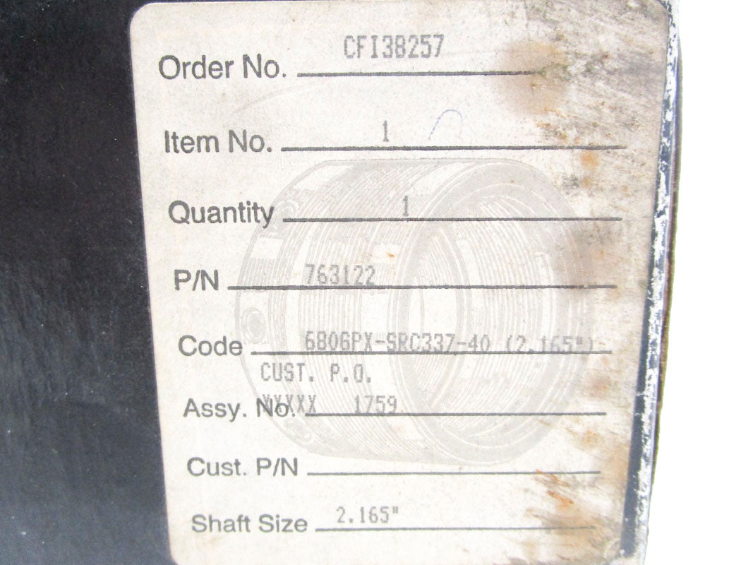 EG&G SEALOL 6806PX-SRC337-40 763122 2.165" NSMP