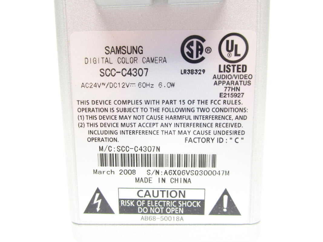 SAMSUNG SCC-C4307 24VAC NSMP
