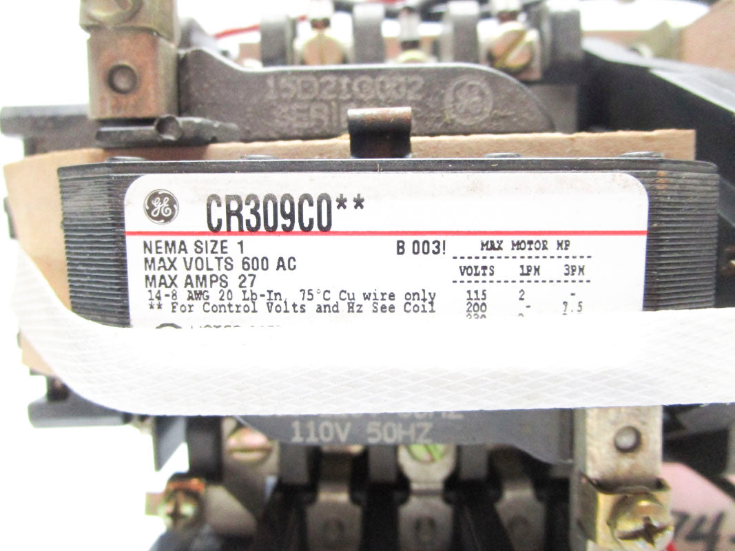 GENERAL ELECTRIC CR309C003 600VAC 27A NSNP