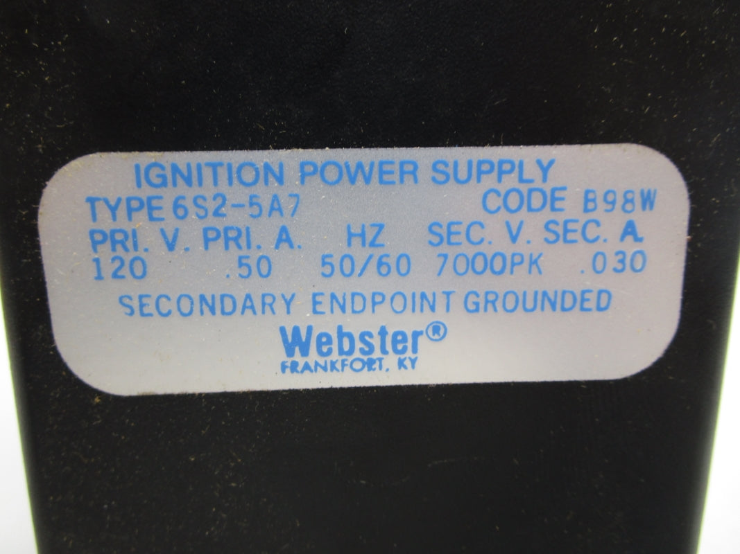 WEBSTER 6S2-5A7 120V 0.50A NSMP