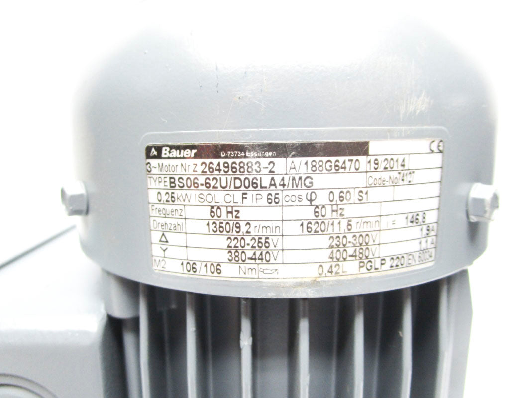 BAUER BS06-62U/D06LA4/MG NSNP
