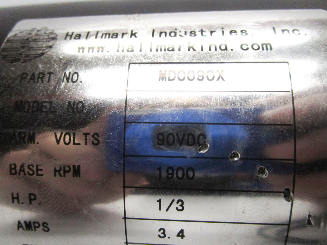 HALLMARK INDUSTRIES MD0090X 90VDC 3.4A NSNP