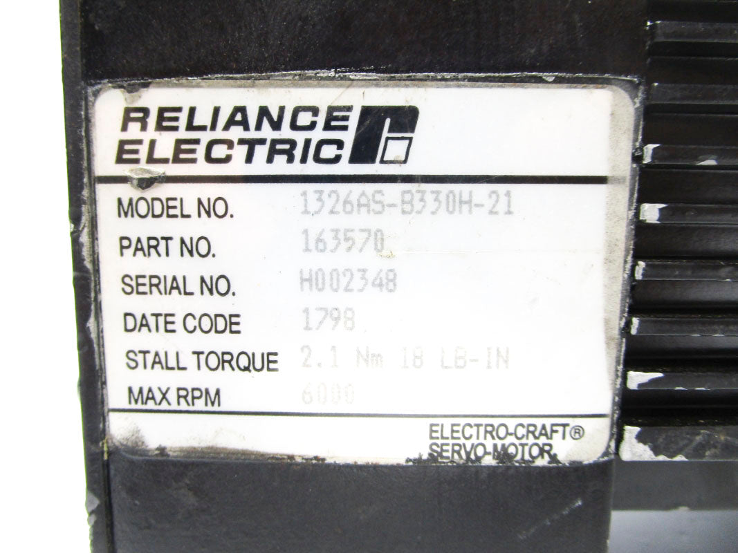 RELIANCE ELECTRIC 1326AS-B330H-21 163570 UNMP