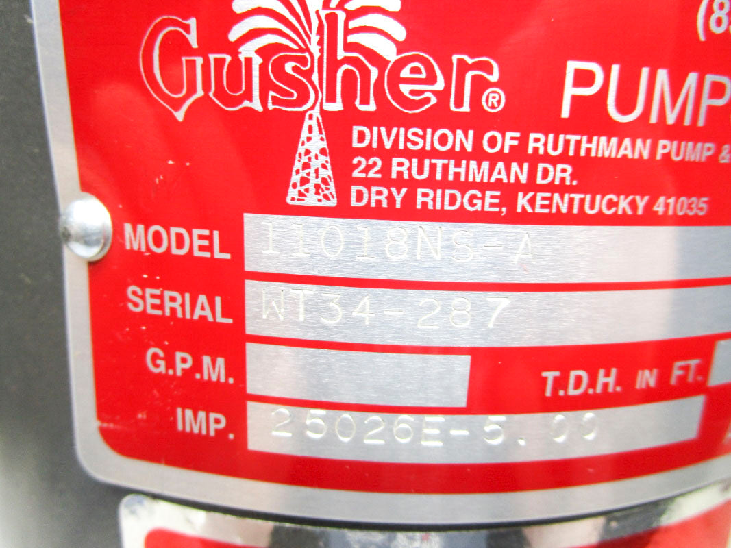 GUSHER 11018NS-A 35F850-87 NSNP
