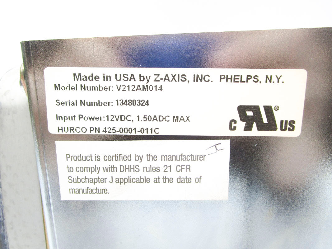 Z-AXIS V212AM014 12VDC NSMP