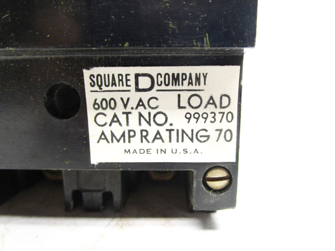 SQUARE D 999370 600V 70A NSMP