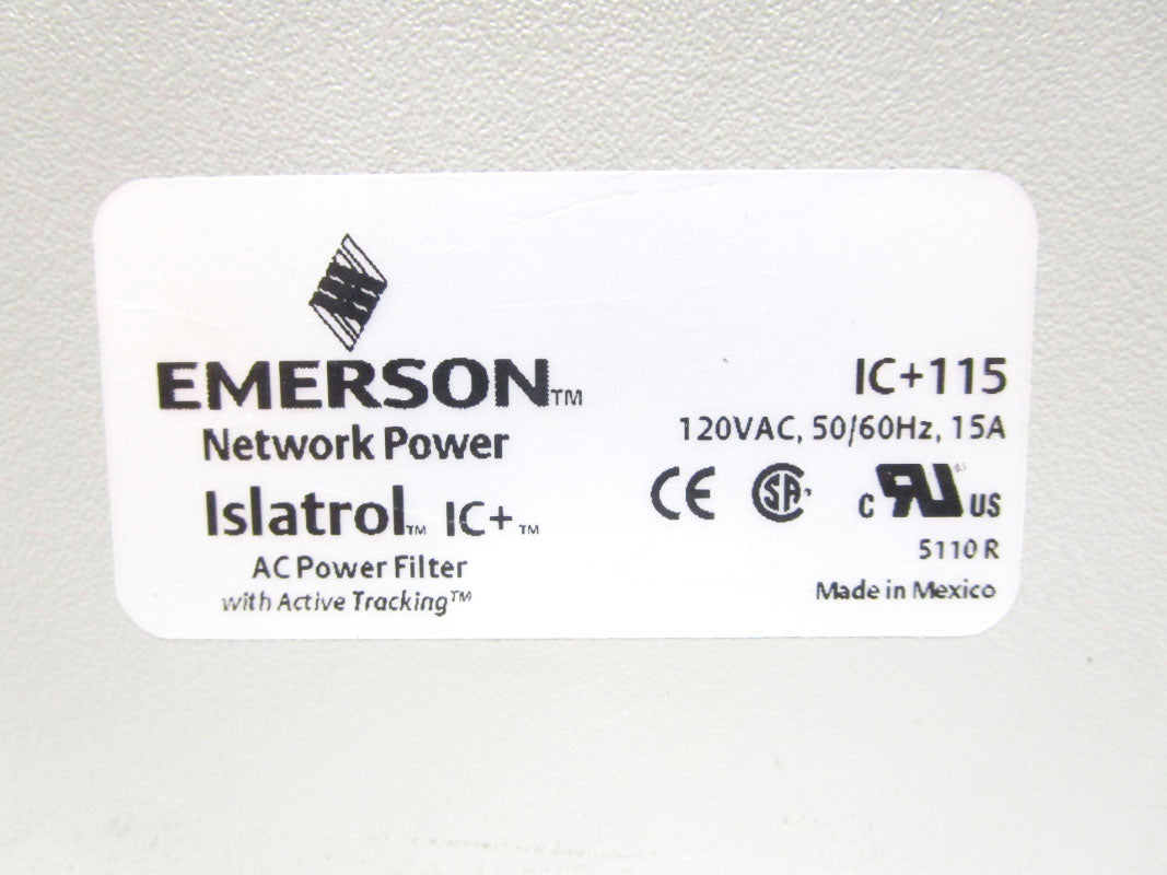 EMERSON IC+115 120VAC 15A UNMP