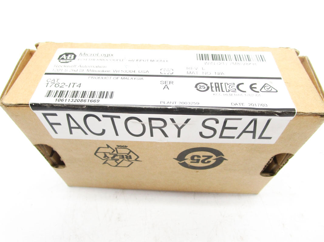 ALLEN BRADLEY 1762-IT4 SER. A DATE: 2017 NSFS