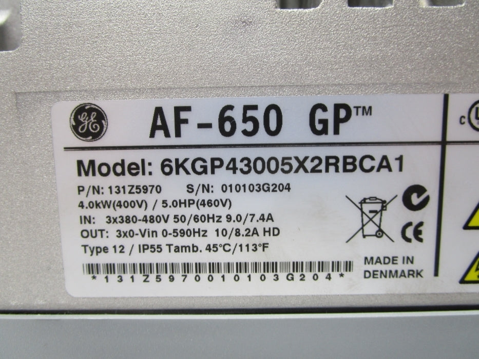 GENERAL ELECTRIC 6KGP43005X2RBCA1 UNMP
