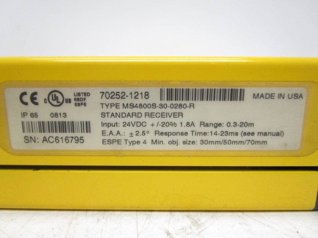 OMRON MS4800S-30-0280-R 24VDC 1.8A NSNP