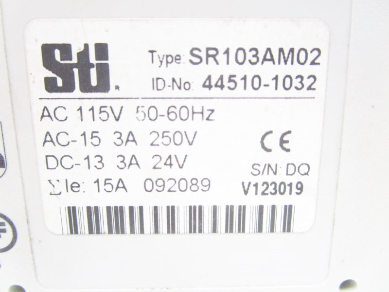 STI SR103AM02 115V 3A UNMP