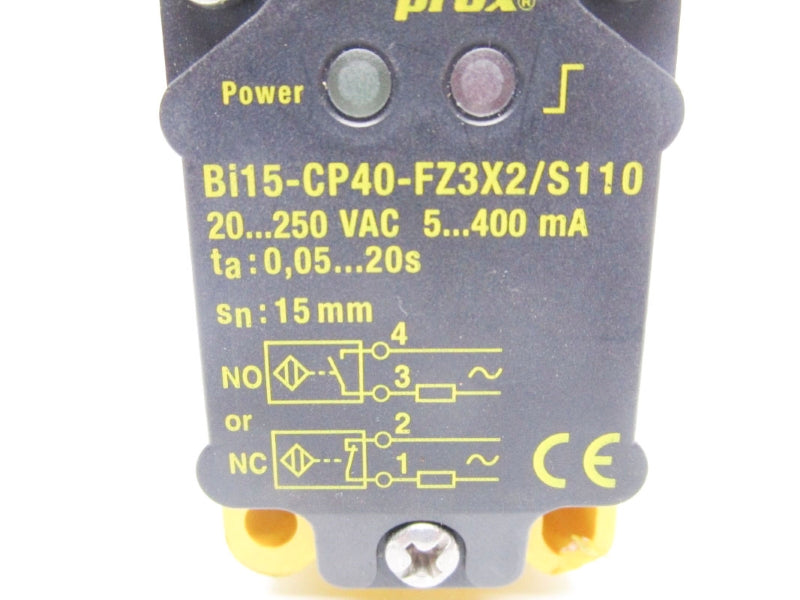 TURCK BI15-CP40-FZ3X2/S110 20-250VAC (AS PICTURED) NSNP