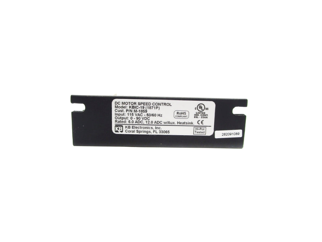 KB ELECTRONICS KBIC-19 115VAC NSNP