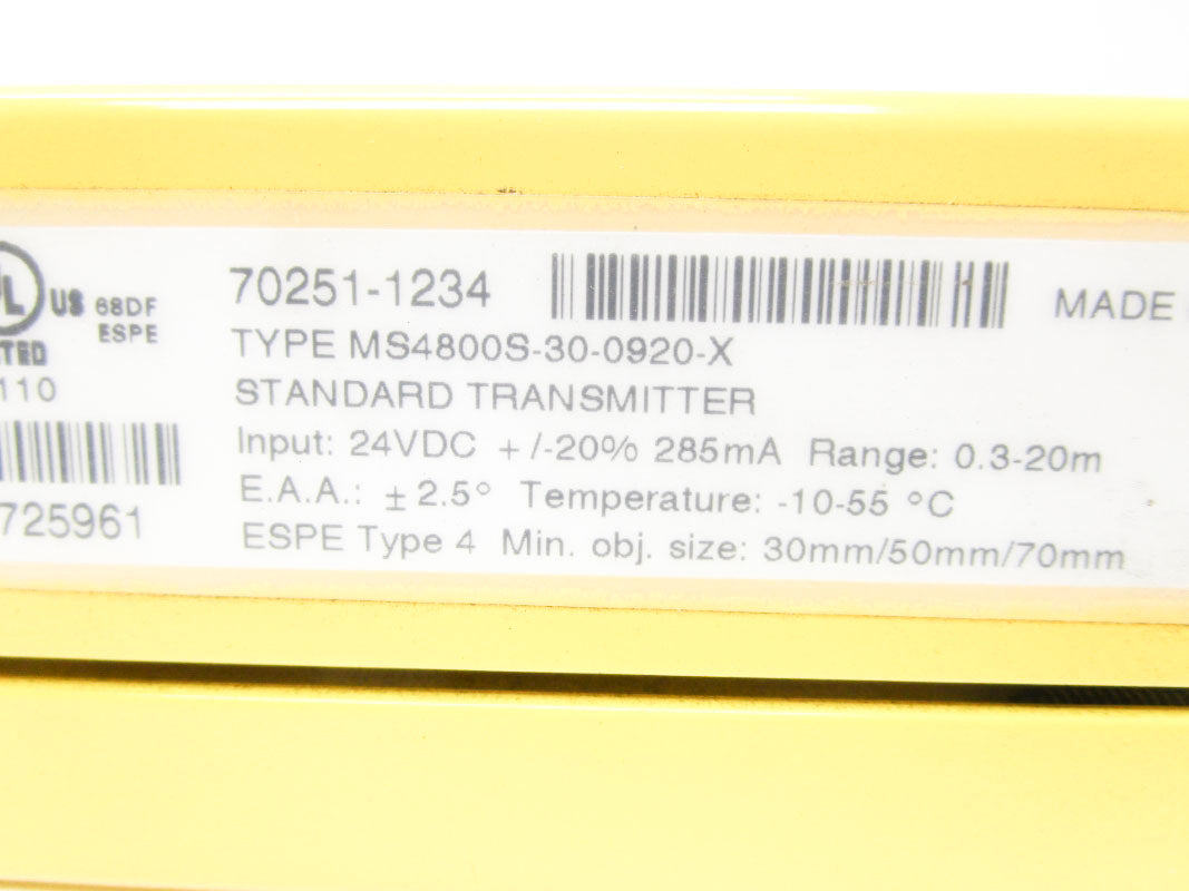 OMRON MS400S-30-0920-X 24VDC NSNP