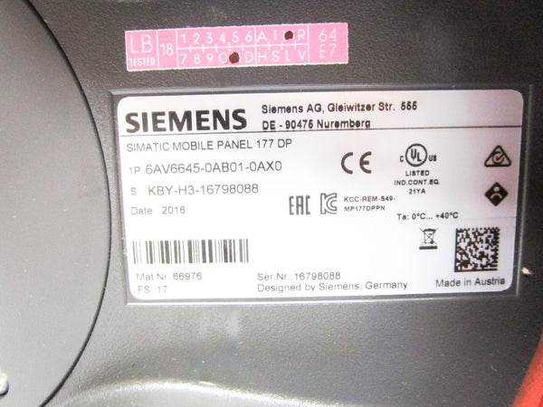 SIEMENS 6AV6645-0AB01-0AX0 NSNP