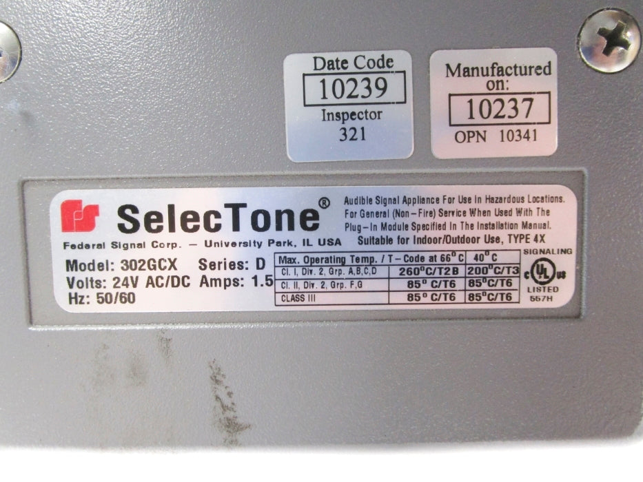 SELECTONE 302GCX UNMP
