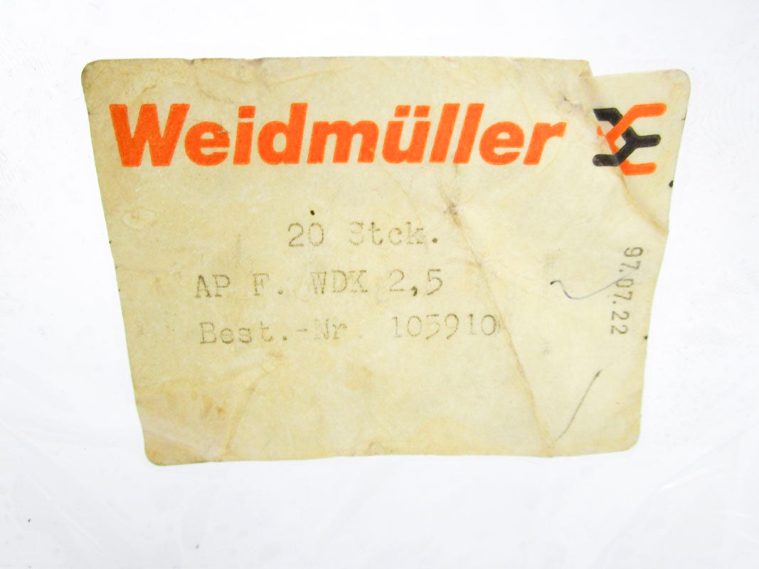 WEIDMULLER WAP/WDK2.5 105910 NSNP